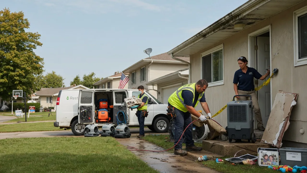 Water Damage Restoration in Harwood Heights, IL near me